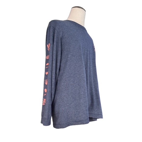 Howler Brothers Men’s Long-Sleeve T. Gray, Orange. XL. NEW - Picture 6 of 14